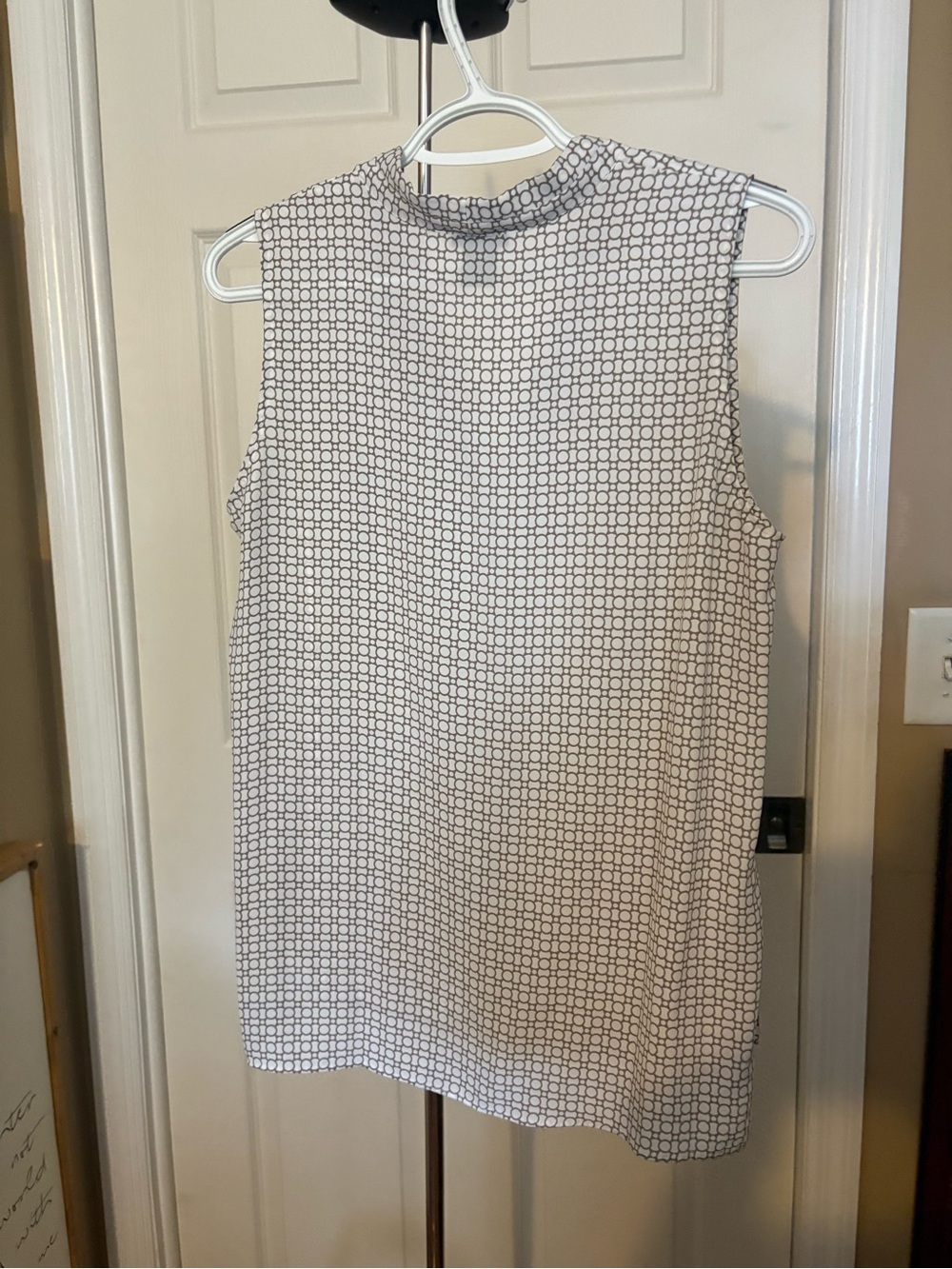 Taupe and Cream Patterned Shell - Picture 2 of 3